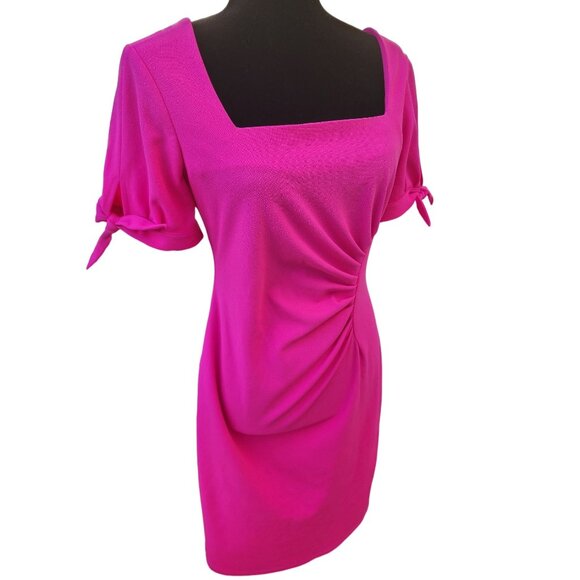 Luxury Designer Runway Cocktail Party Evening Elegant Glamour Bodycon Bow Dress - Picture 8 of 16